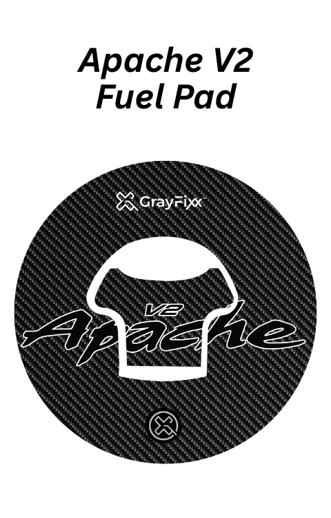 Apache RTR 2V Fuel Pad | Premium 3D Gel Fuel Pad, Pack of 1